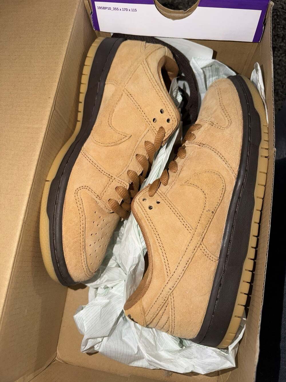 Size 6 - Nike Dunk Pro SB Low Wheat Mocha